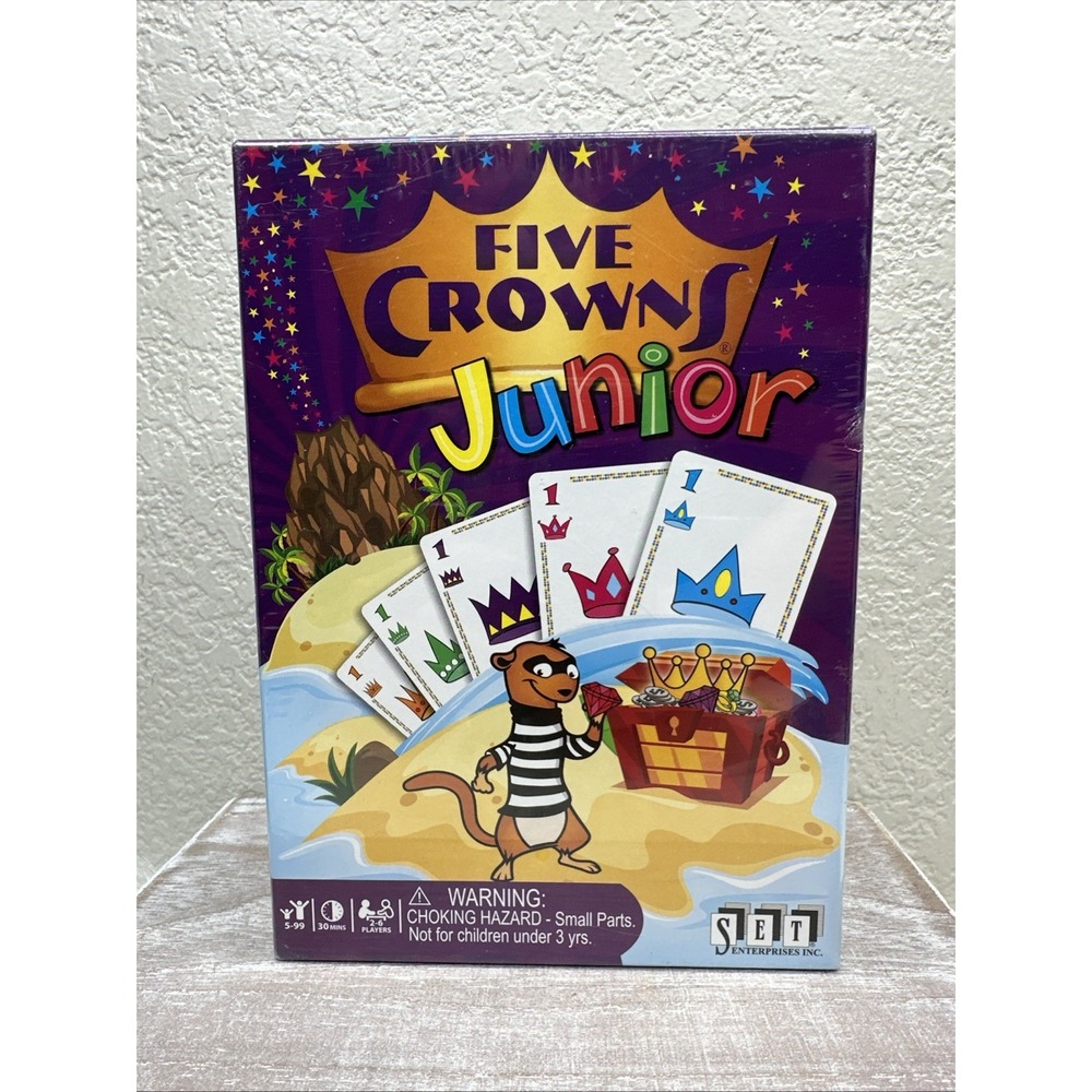 $47 🌙 RARE Five Crowns Junior‎ Card Games BRAND NEW SEALED